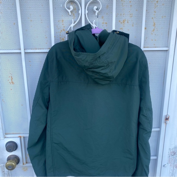 Rose Pistol women’s L hooded jacket zipper & snap close vintage fit mesh lining - Picture 7 of 8